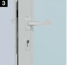 Конструкция замка двери ES50