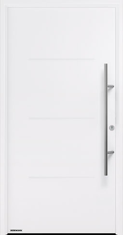 Входная дверь Hormann (Германия) Thermo65, Мотив 515, цвет белый