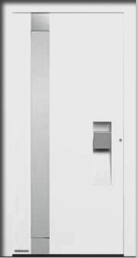 Двери входные алюминиевые ThermoCarbon Hormann - Мотив 306 в Геленджике