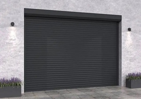 Рулонные ворота для гаража Алютех Trend с алюминиевым профилем PD/77 и высокой защитой от взлома с доставкой в Геленджике 